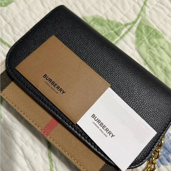 Burberry Black and Tan Crossbody Bag - Picture 9 of 11